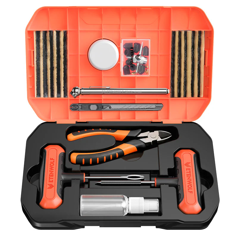 Kit de Reparación de Pinchazos Heavy-Duty Etenwolf R1 (42 Piezas)