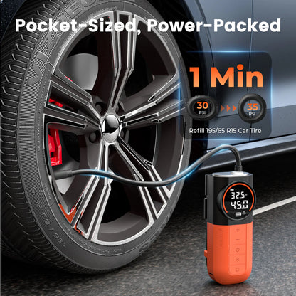 Mini Compresor de Aire Inteligente Portátil Etenwolf S1