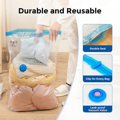 Kit de Bolsas de Vacío Etenwolf con Bomba Inalámbrica Recargable