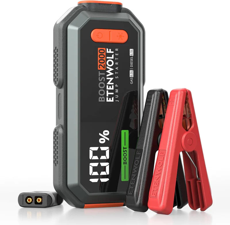 Partidor de Batería Portátil y Powerbank Etenwolf Helios J1 (2000A)